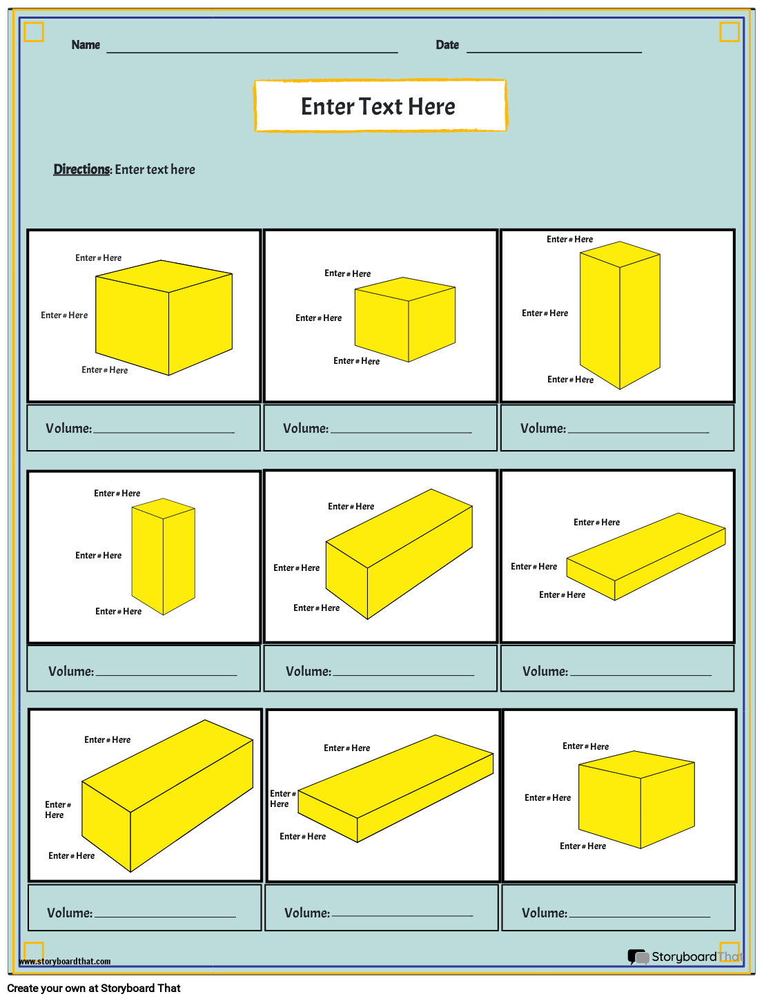 Free Volume Worksheets Surface Area U0026 Finding Volume Free Volume Worksheets Surface Area U0026 Finding Volume