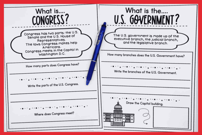 Free What Is Government Worksheet For Elementary Students