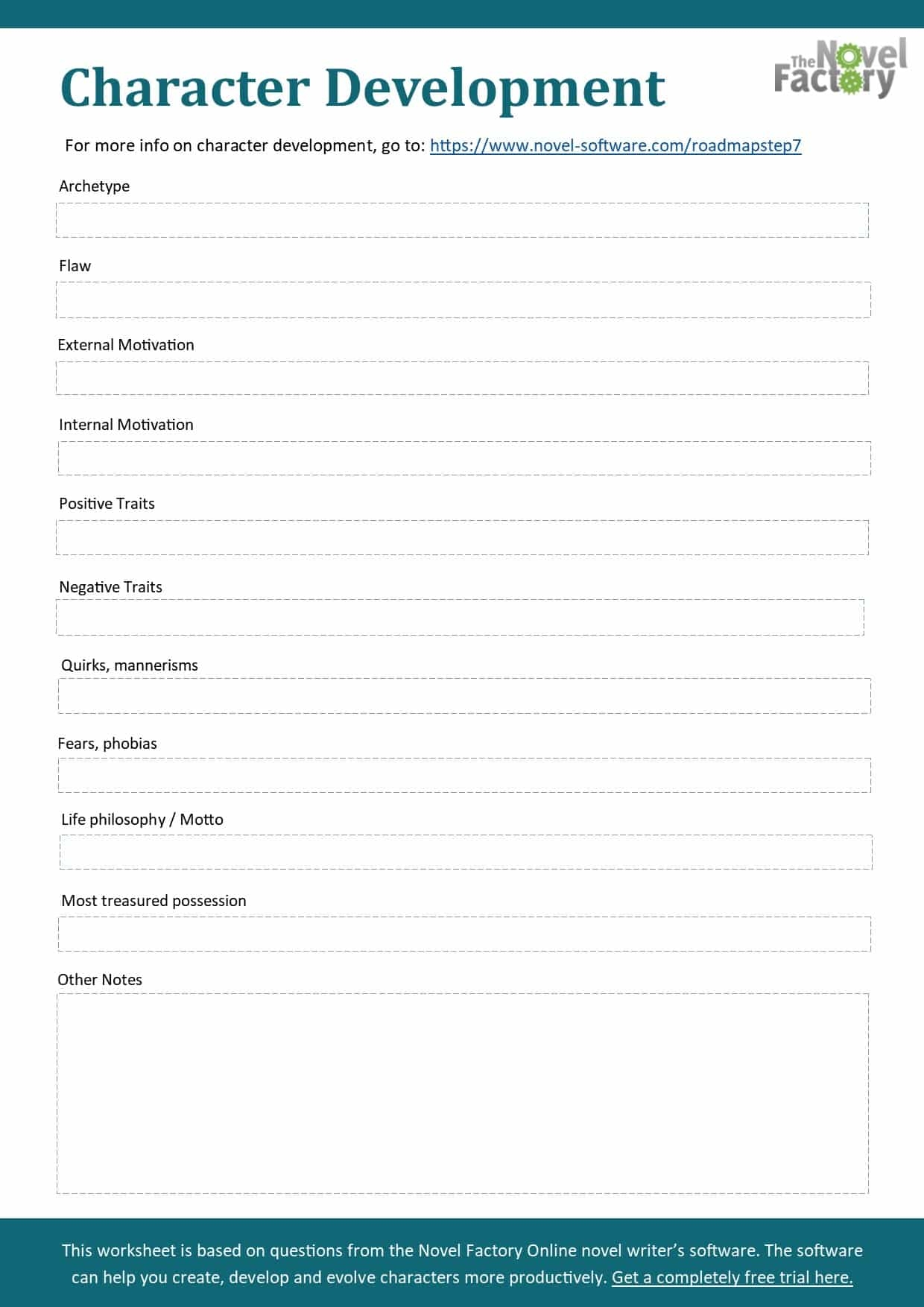 Free Worksheet For Writers Download Free Worksheet For Writers 