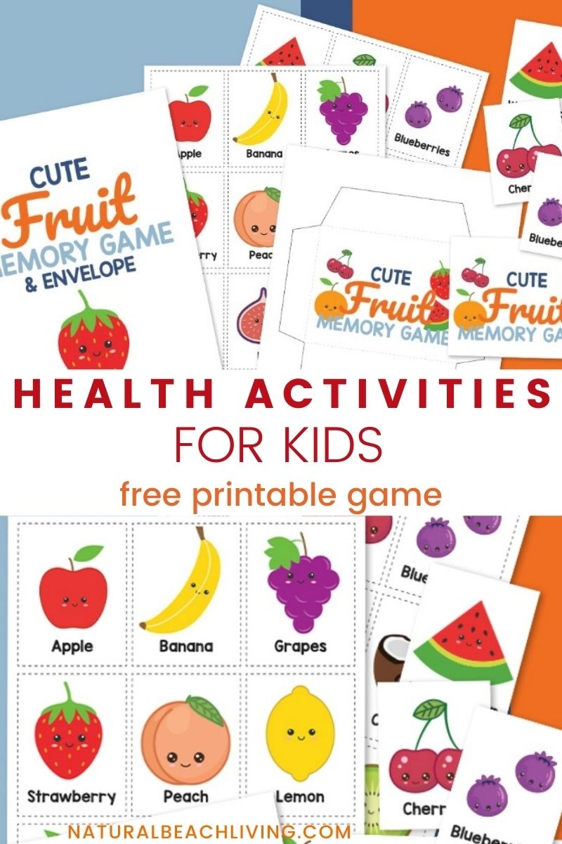 Fruit Matching Game Printable And Healthy Eating Activities For 