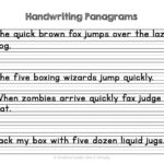 Fun 2nd Grade Handwriting Practice Paper For Kids Worksheets Library