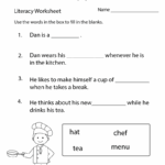 Fun Literacy Worksheet Worksheets Worksheets