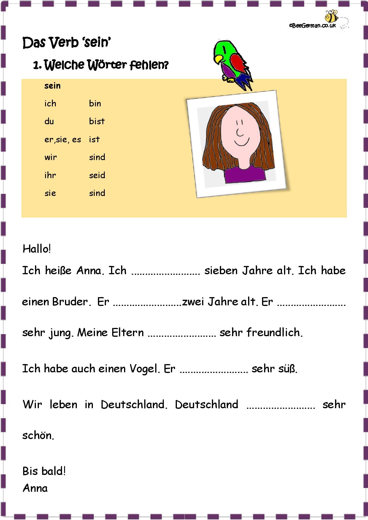 German Worksheets For Kids Printouts BeeGerman Worksheets Library German Worksheets For Kids Printouts BeeGerman Worksheets Library