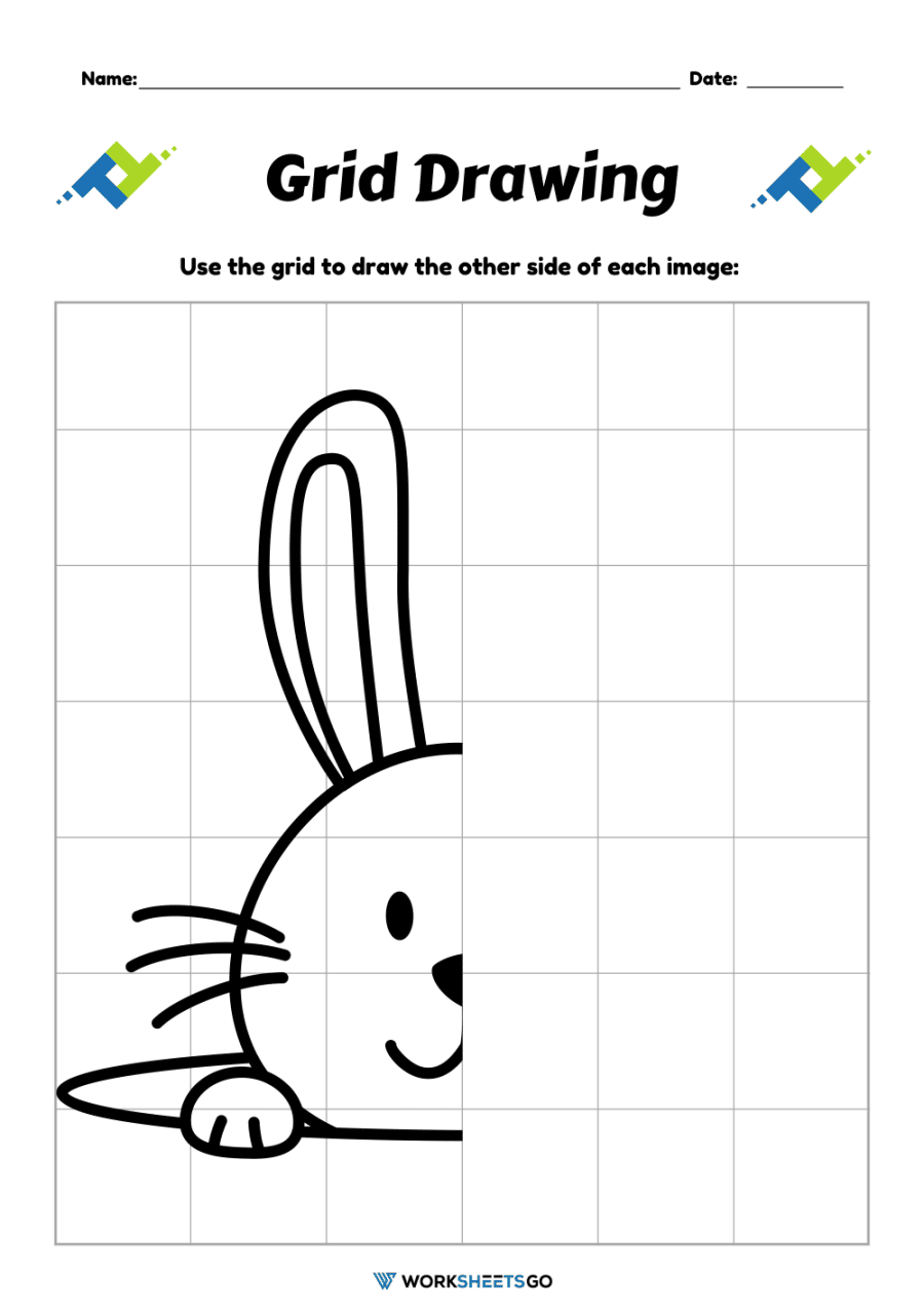 Grid Drawing Worksheets WorksheetsGO Grid Drawing Worksheets WorksheetsGO