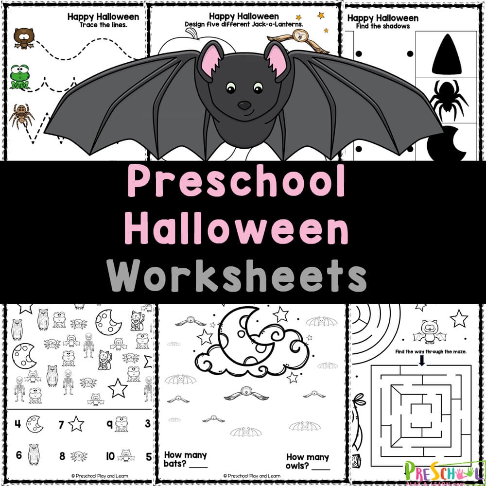 Free Printable Halloween Worksheets Preschool