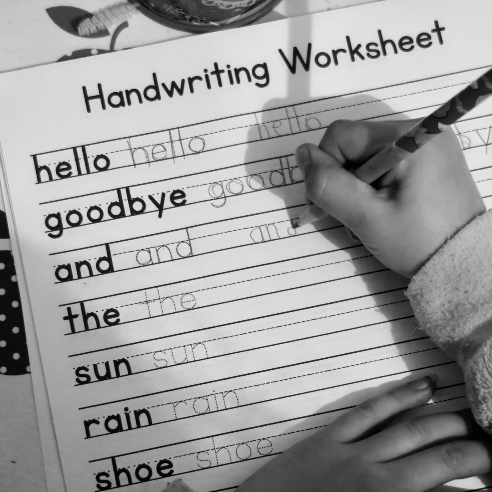 Free Printable Penmanship Worksheets