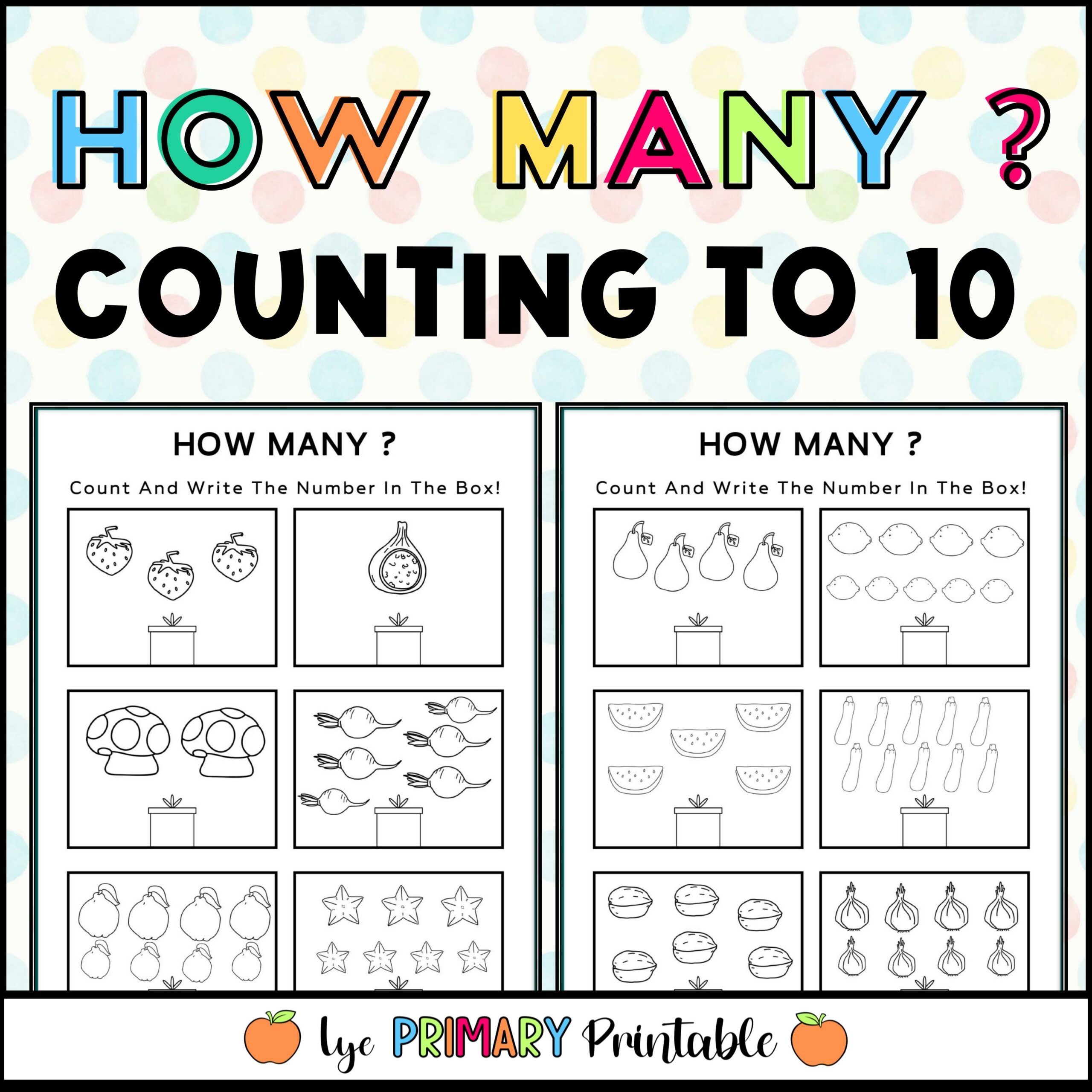 How Many Counting To 10 Numbers 1 10 Count Write And Practice Worksheets Made By Teachers How Many Counting To 10 Numbers 1 10 Count Write And Practice Worksheets Made By Teachers
