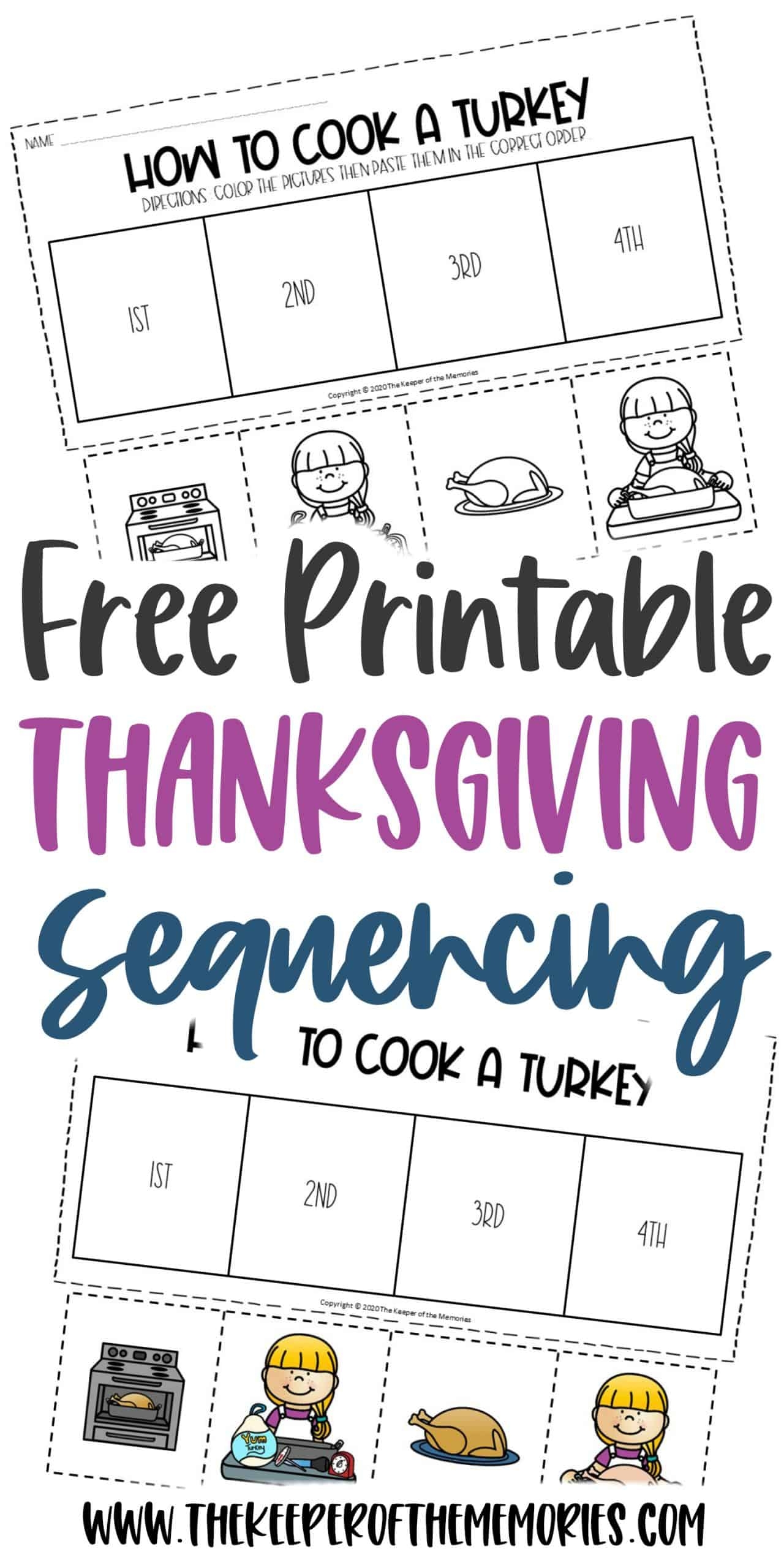 How To Cook A Turkey Thanksgiving Worksheets For Kindergarten The Keeper Of The Memories How To Cook A Turkey Thanksgiving Worksheets For Kindergarten The Keeper Of The Memories