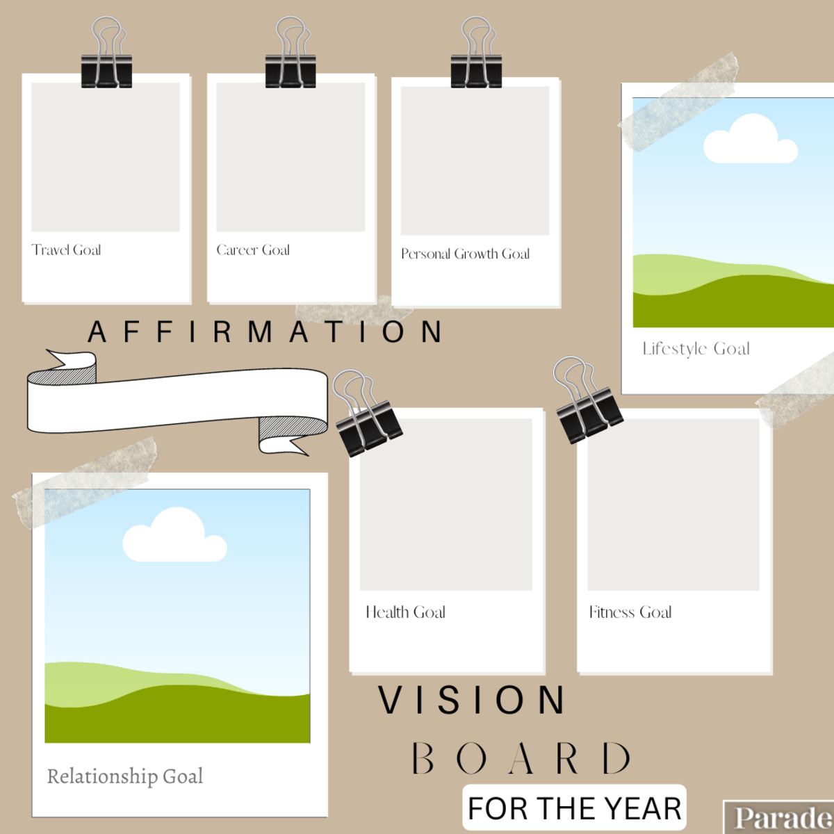 Free Printable Vision Board Worksheet