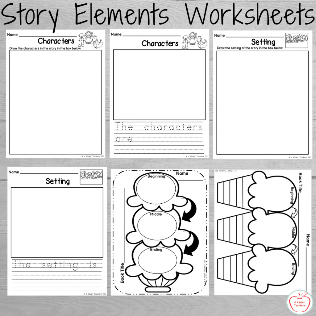 How To Teach Story Elements In Kindergarten 4 Kinder Teachers Worksheets Library