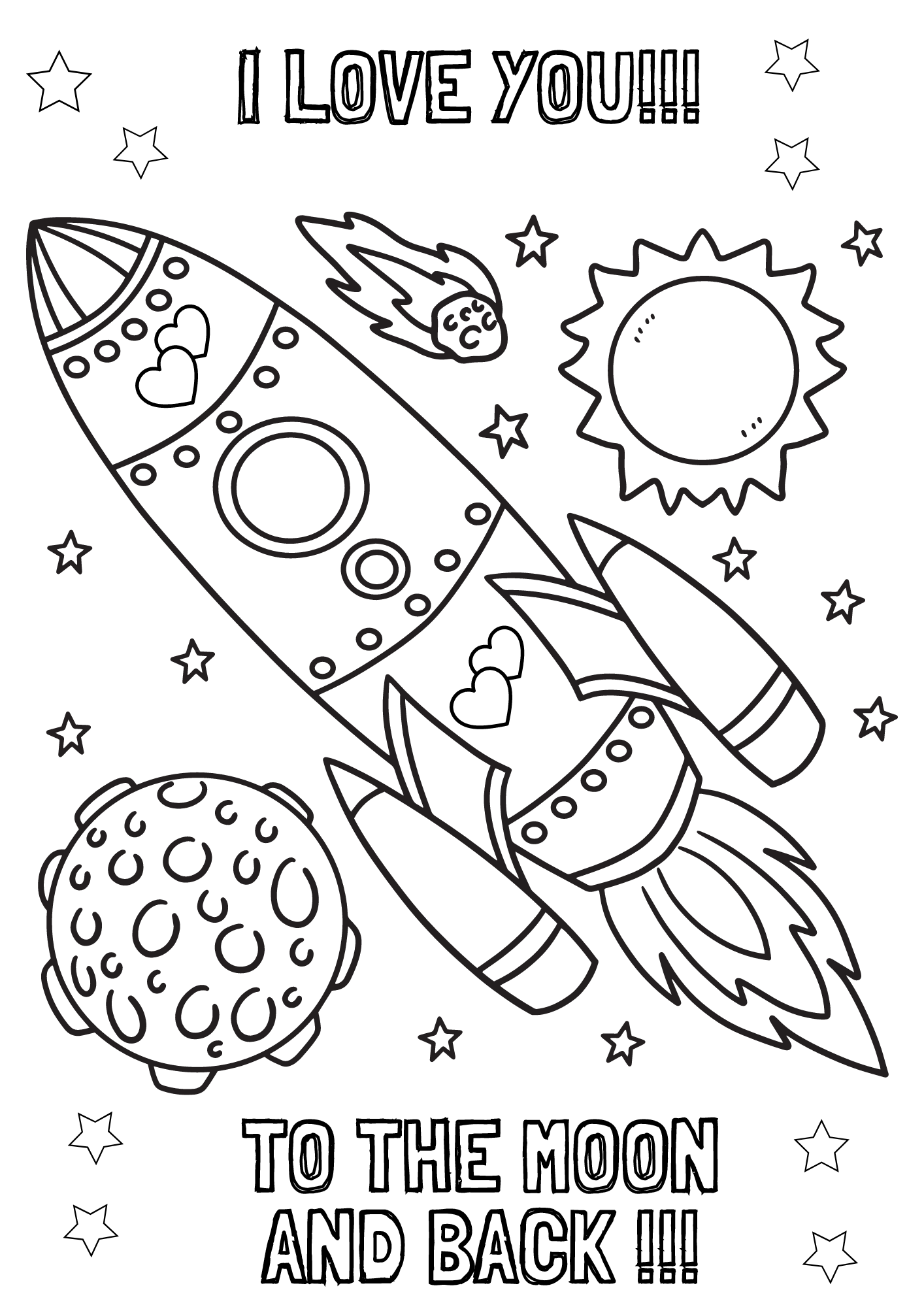 I Love You To The Moon And Back Free Valentine Day Printable I Love You To The Moon And Back Free Valentine Day Printable