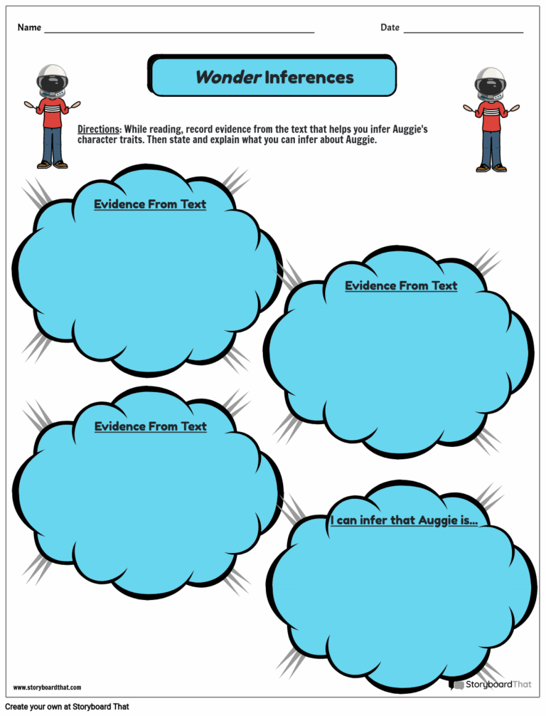 Inferences With Wonder Engaging Understanding Activity