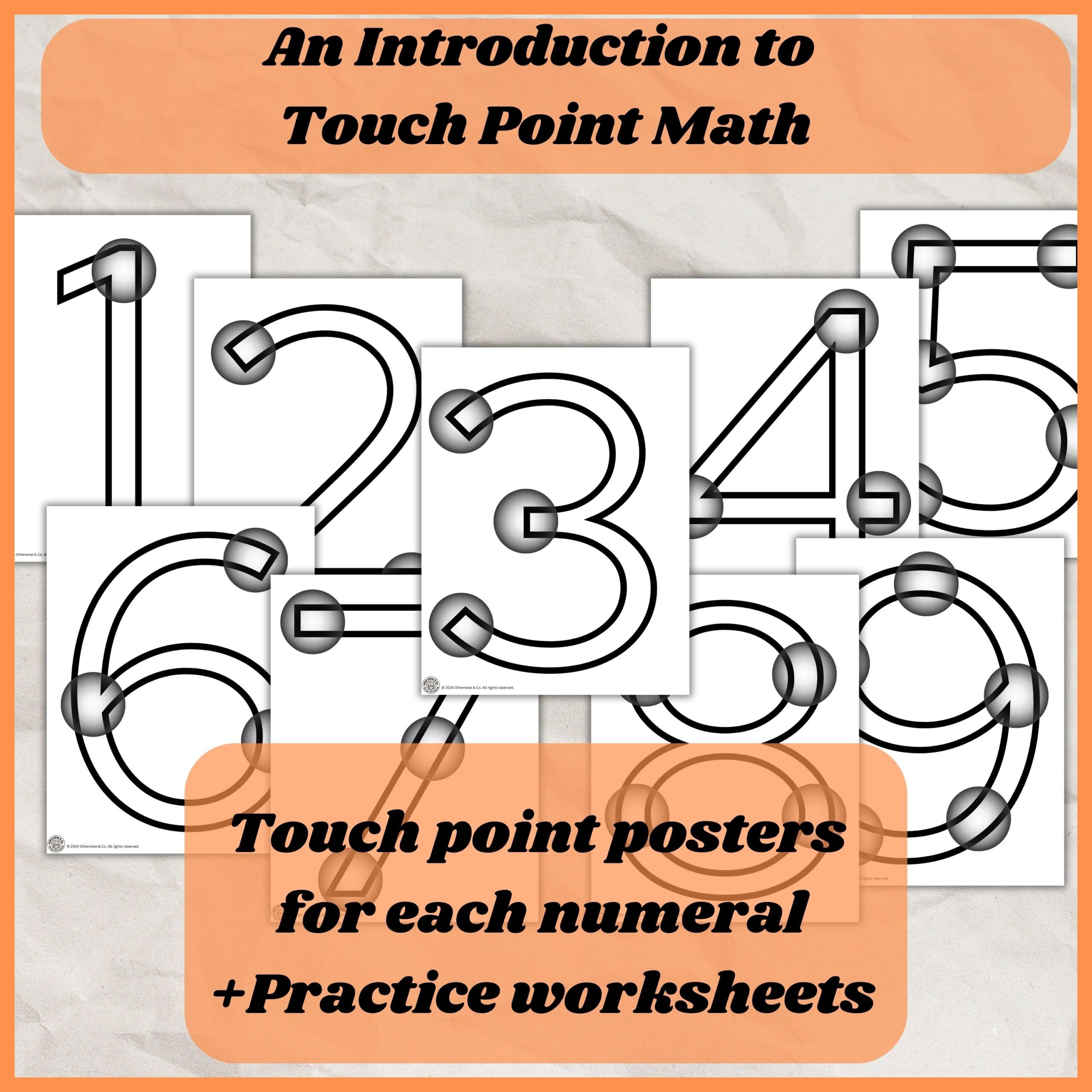 Introducing Touch Point Math Worksheets Classful