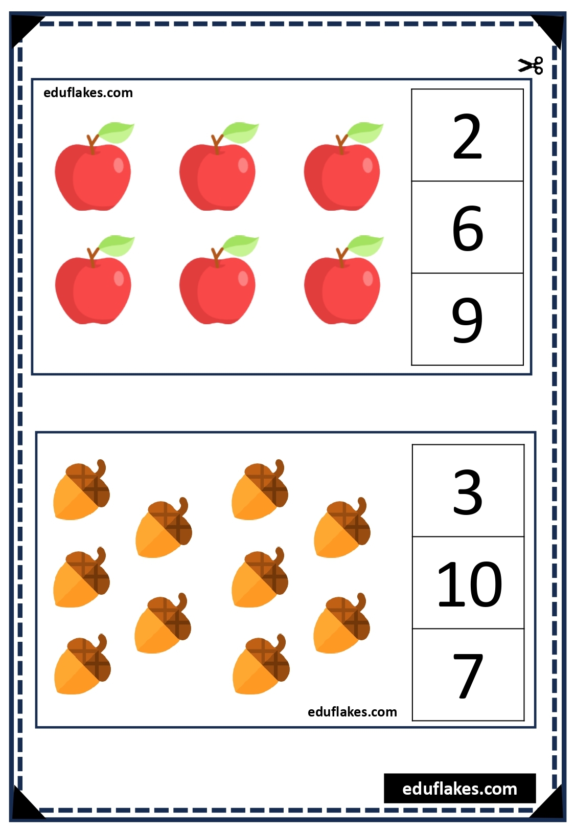 Free Printable Kindergarten Fall Worksheets