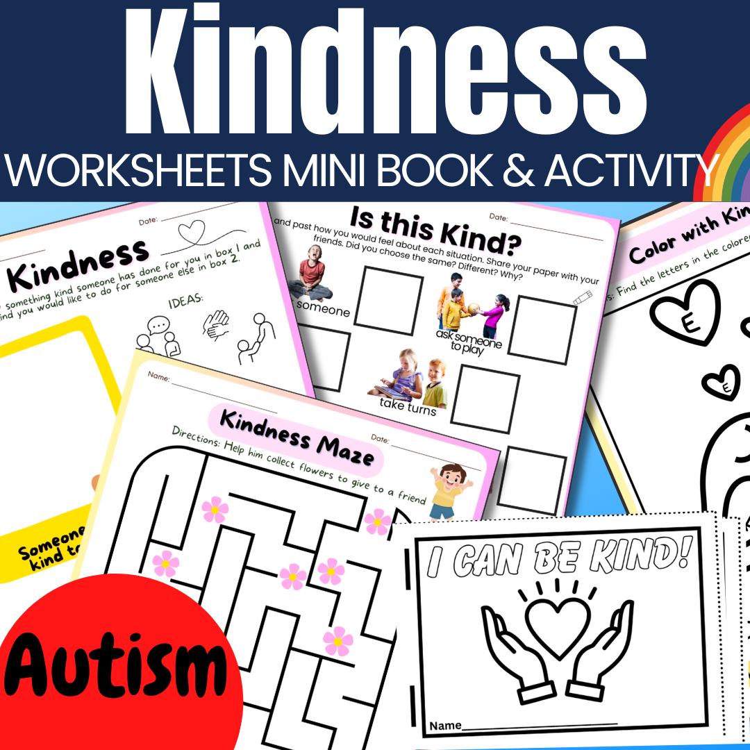 Kindness Worksheets U0026 Activities For Autism Social Skills Made 