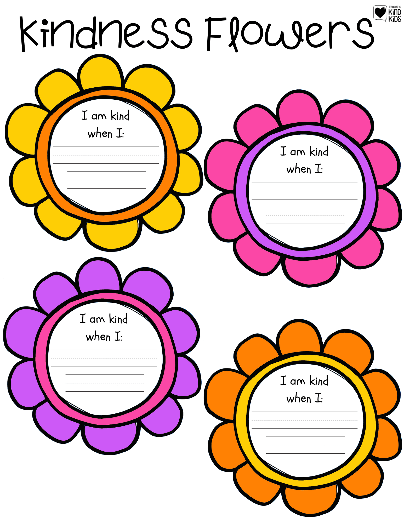 Kindness Worksheets Worksheets Library