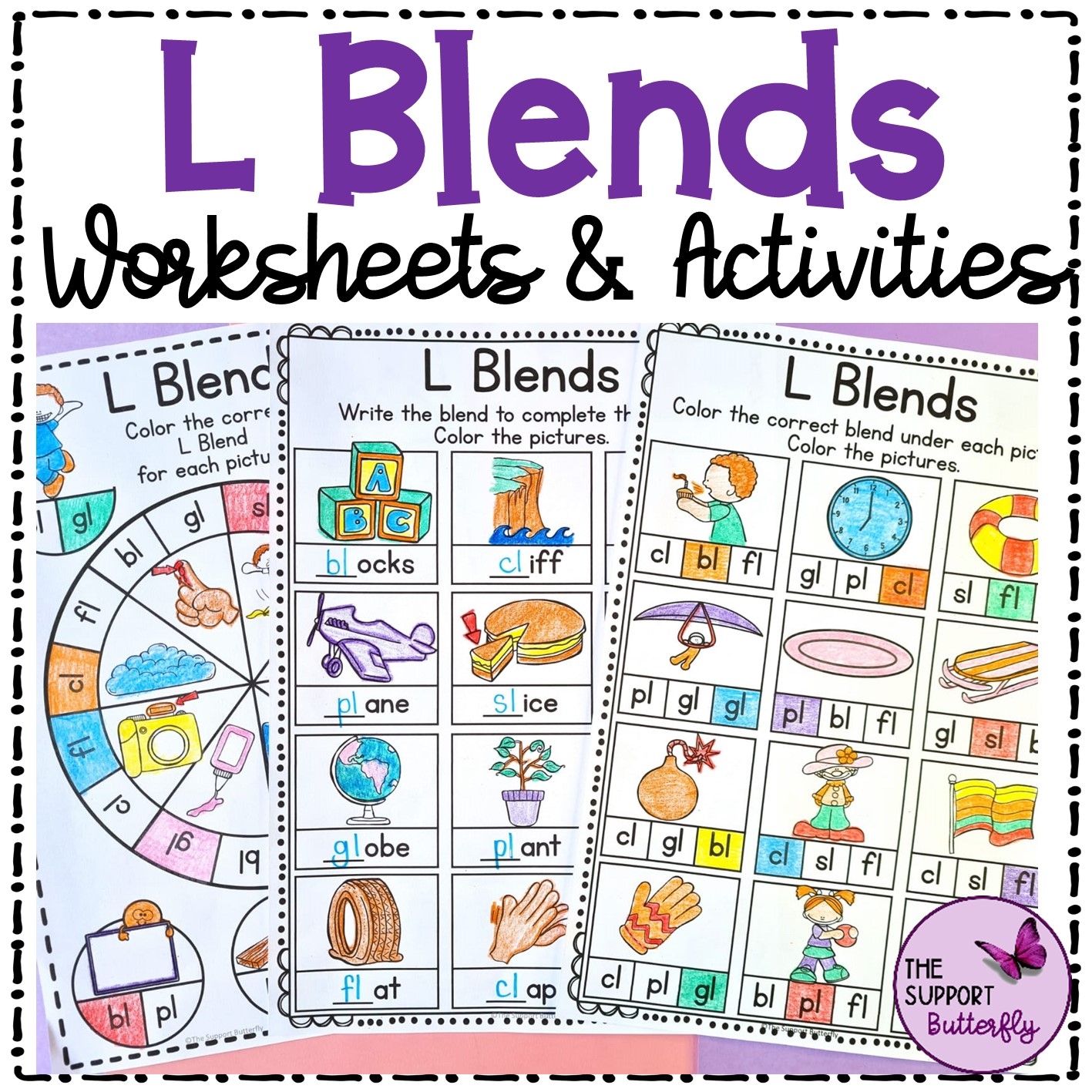 L Blends Activities And Worksheets Made By Teachers