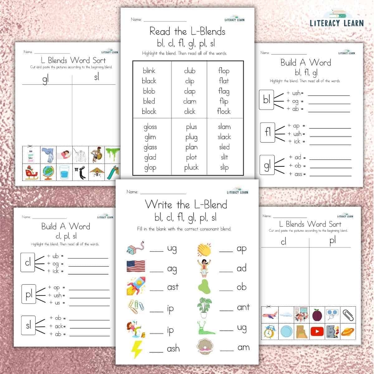 Free Printable Ending Consonant Blends Worksheets