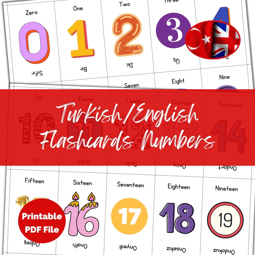 Free Printable Turkish Worksheets