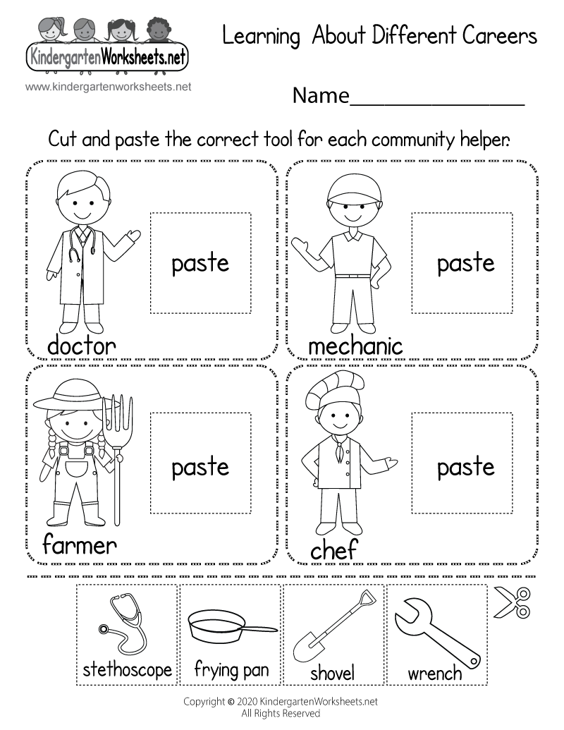 Learning About Careers Worksheet Free Printable Digital U0026 PDF