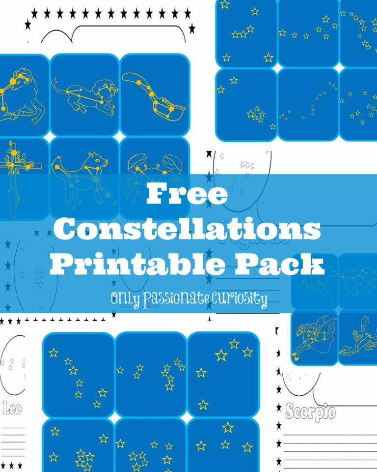 Learning About Constellations Free Printable Pack Only 