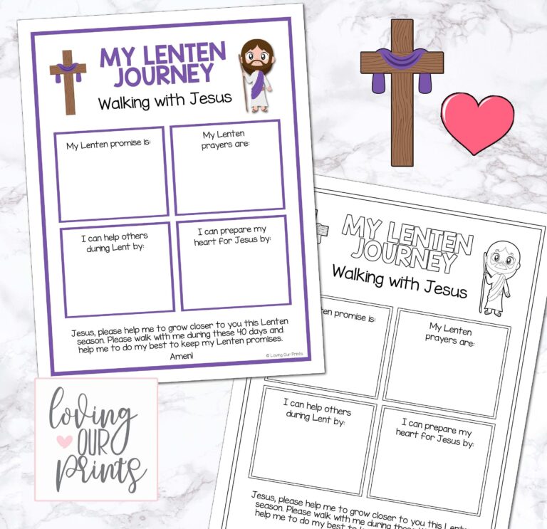 Lent For Kids Ash Wednesday Lenten Activities Catholic Lent Catholic Lent For Kids Catholic Lent Printable Ash Wednesday For Kids Etsy