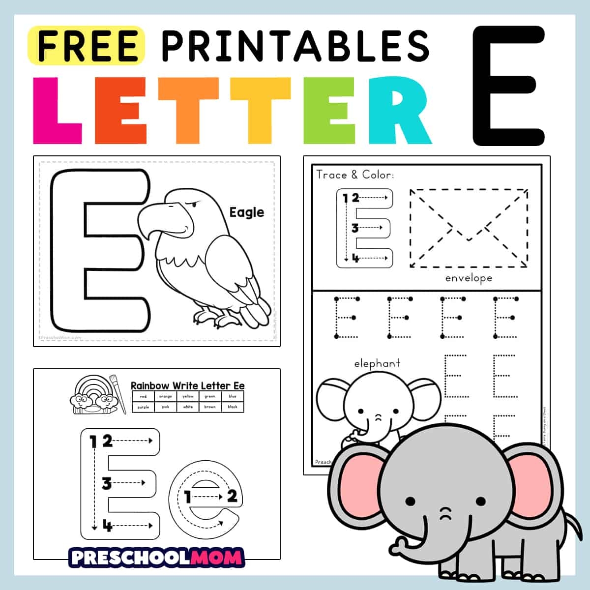 Free Printable Letter Worksheets For Preschoolers