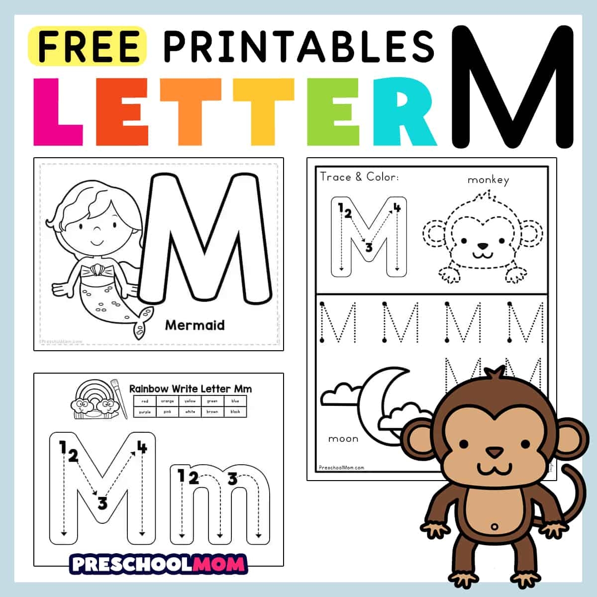 Letter M Preschool Printables Preschool Mom Letter M Preschool Printables Preschool Mom