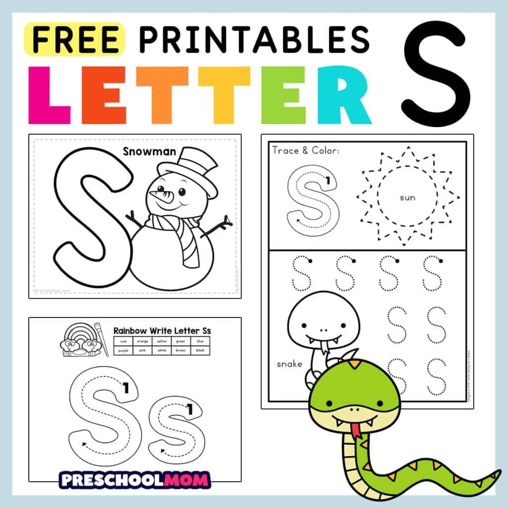 Kindergarten Printable Worksheets Free