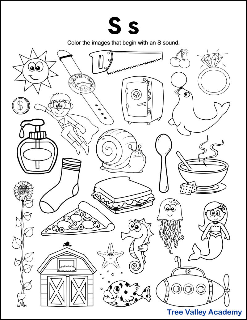 Free Printable Worksheet For Kindergarten Phonics