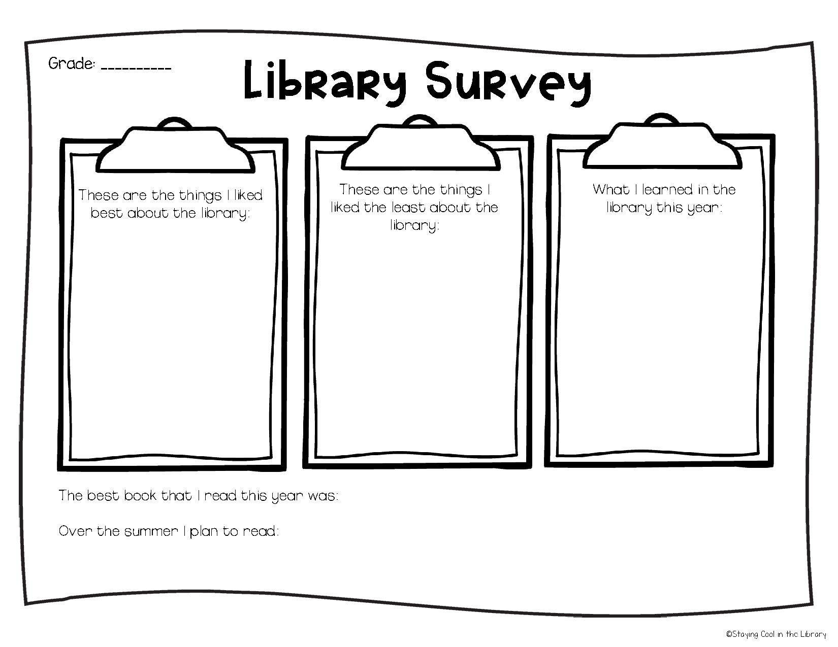 Library No Prep Printables Spring Summer Worksheets Library Library No Prep Printables Spring Summer Worksheets Library