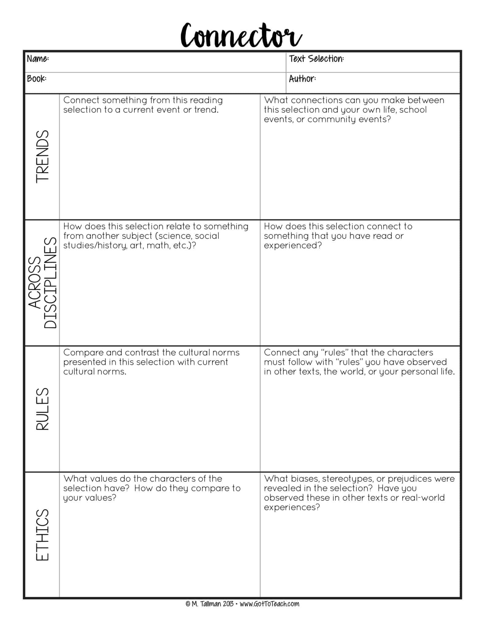 Literature Circles Worksheets Engage Analyze Discuss Your Brand Or Website Name 