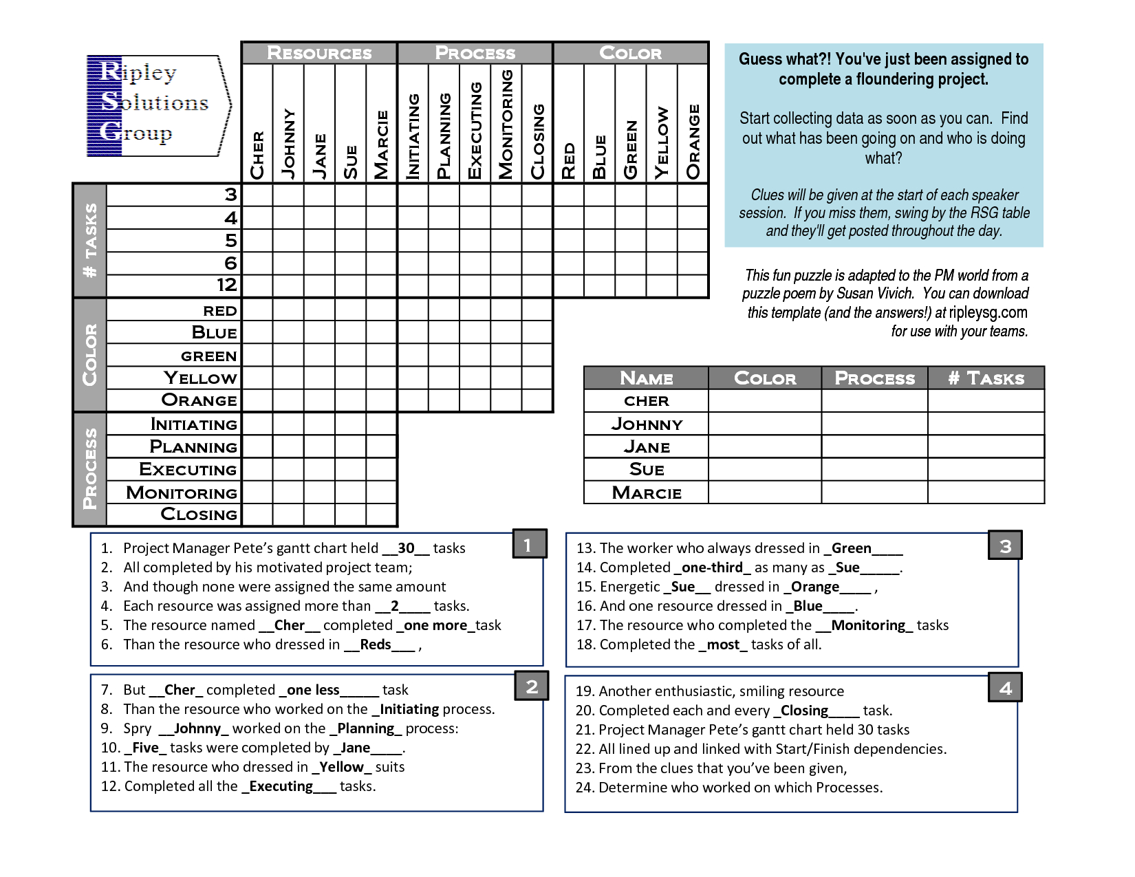 Logic Puzzles Printable Free Worksheets Library