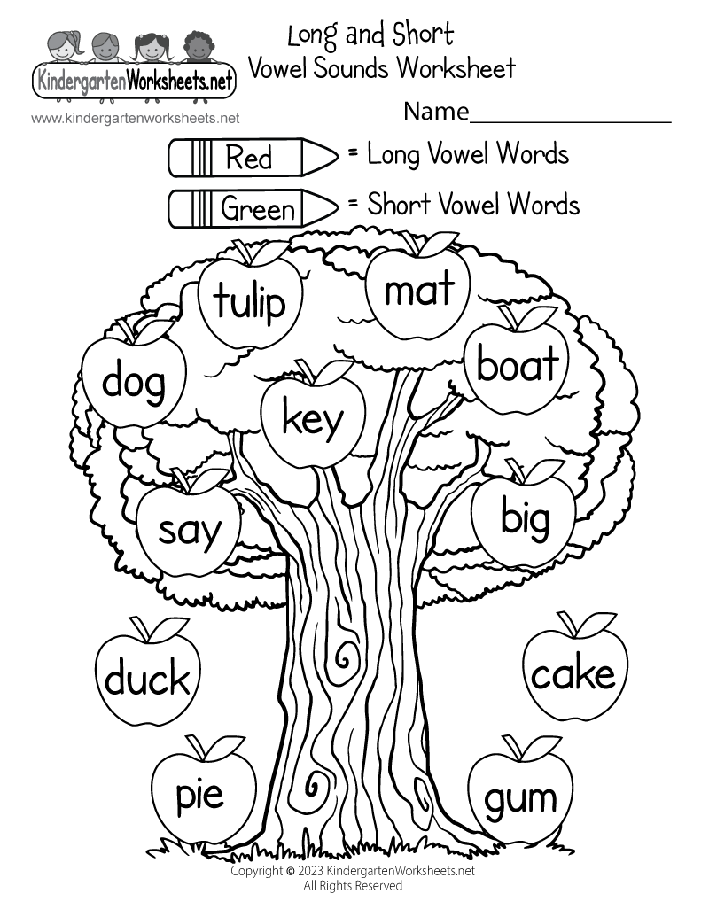 Free Long Vowel Printable Phonics Worksheets