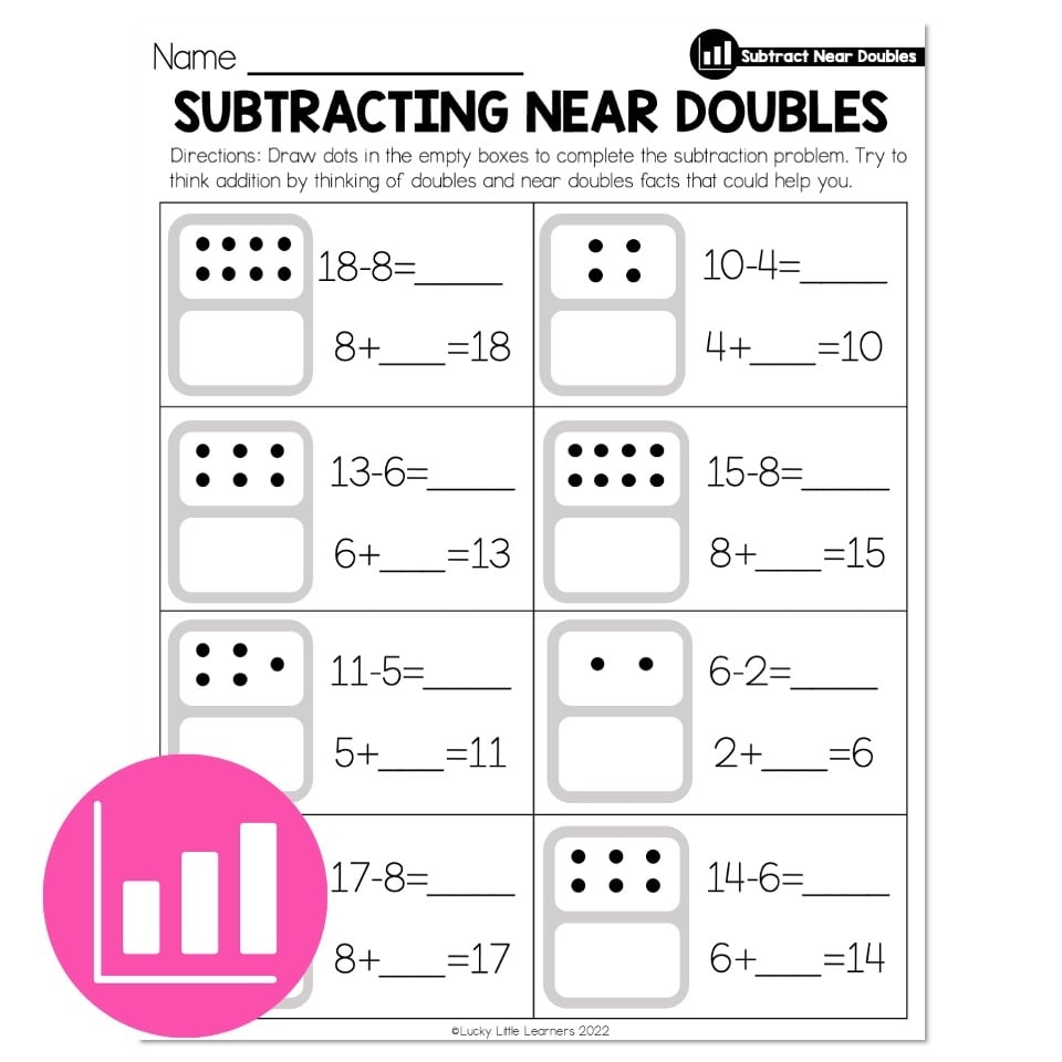 Lucky To Learn Math Subtract Near Doubles Lesson 2 16 Worksheets Library Lucky To Learn Math Subtract Near Doubles Lesson 2 16 Worksheets Library