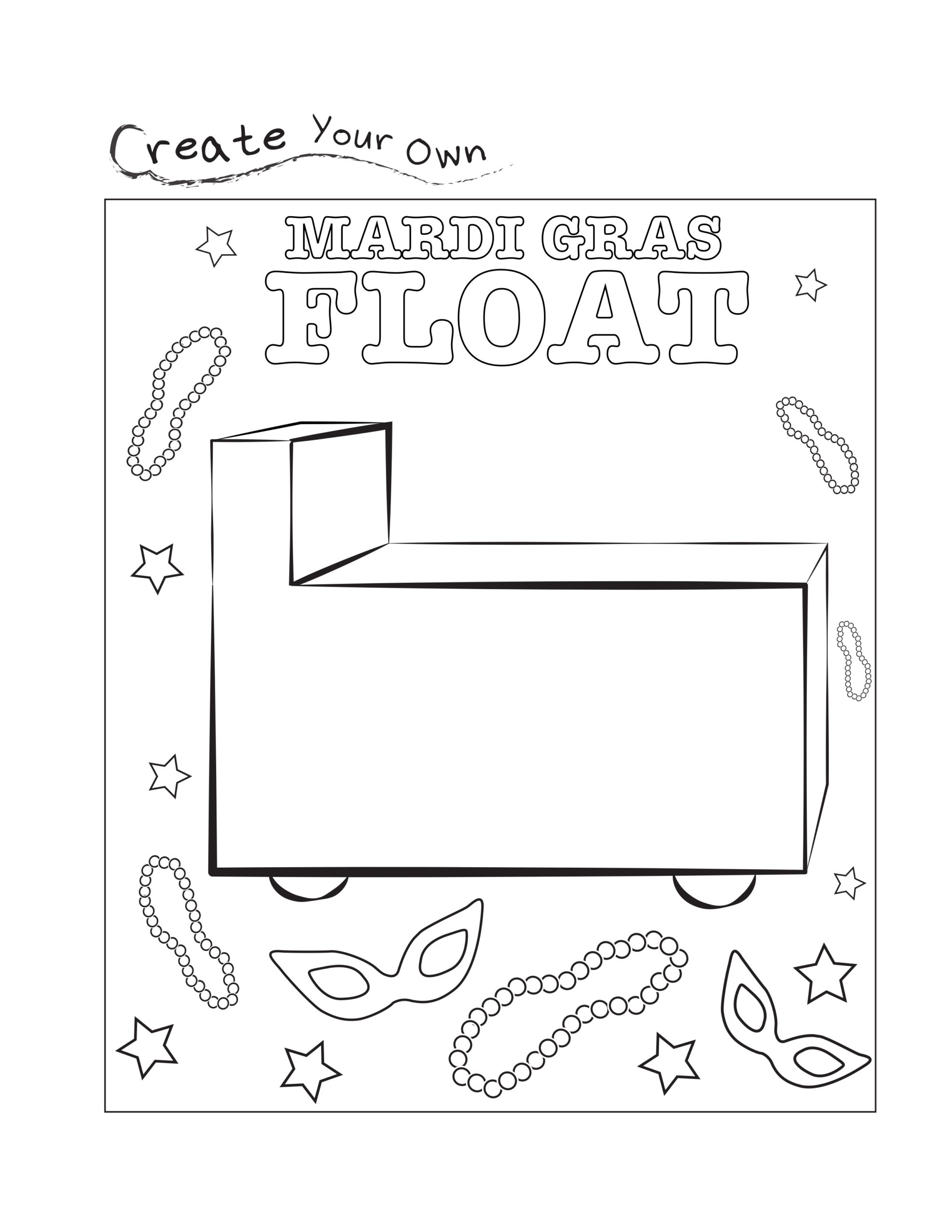Mardi Gras Worksheets Best Coloring Pages For Kids