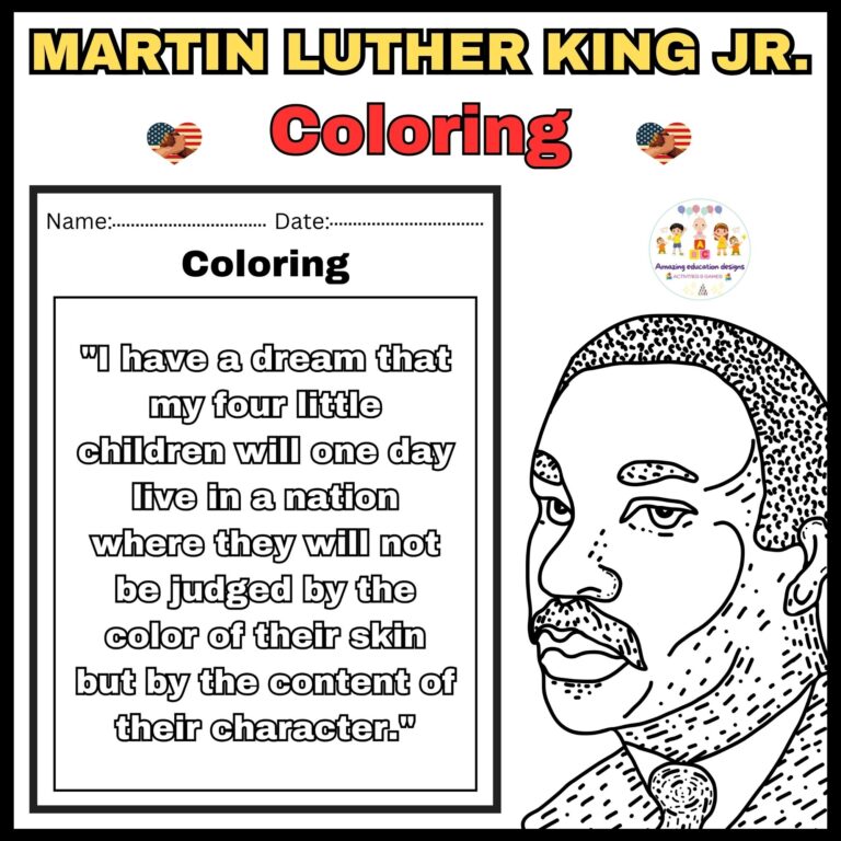 Martin Luther King Jr Quotes Coloring Activities Worksheets Made By Teachers