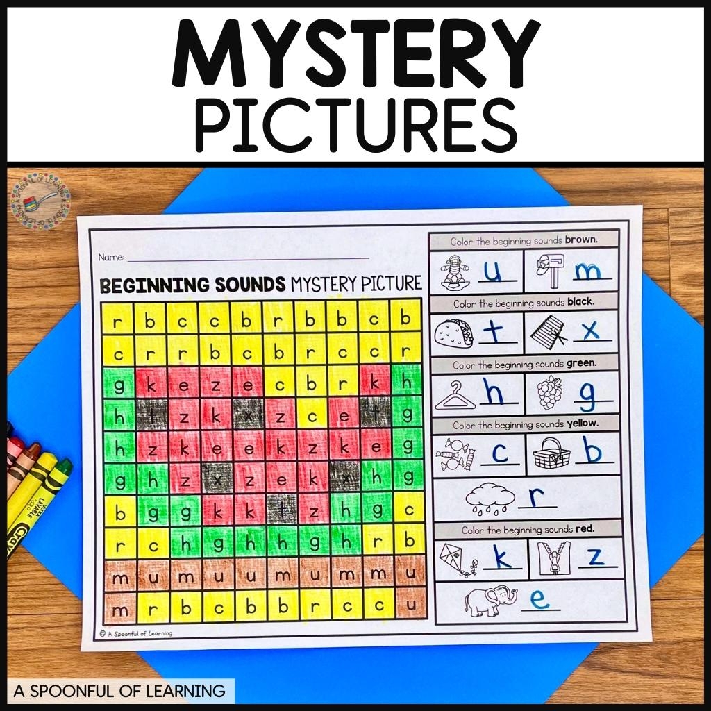 Math And Literacy Mystery Pictures
