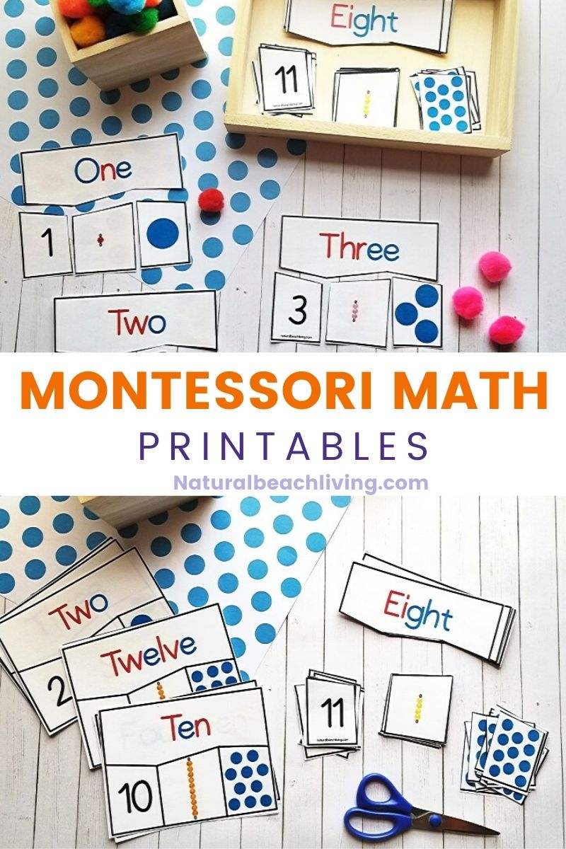 Montessori Math Activities For Preschool And Kindergarten Natural Beach Living