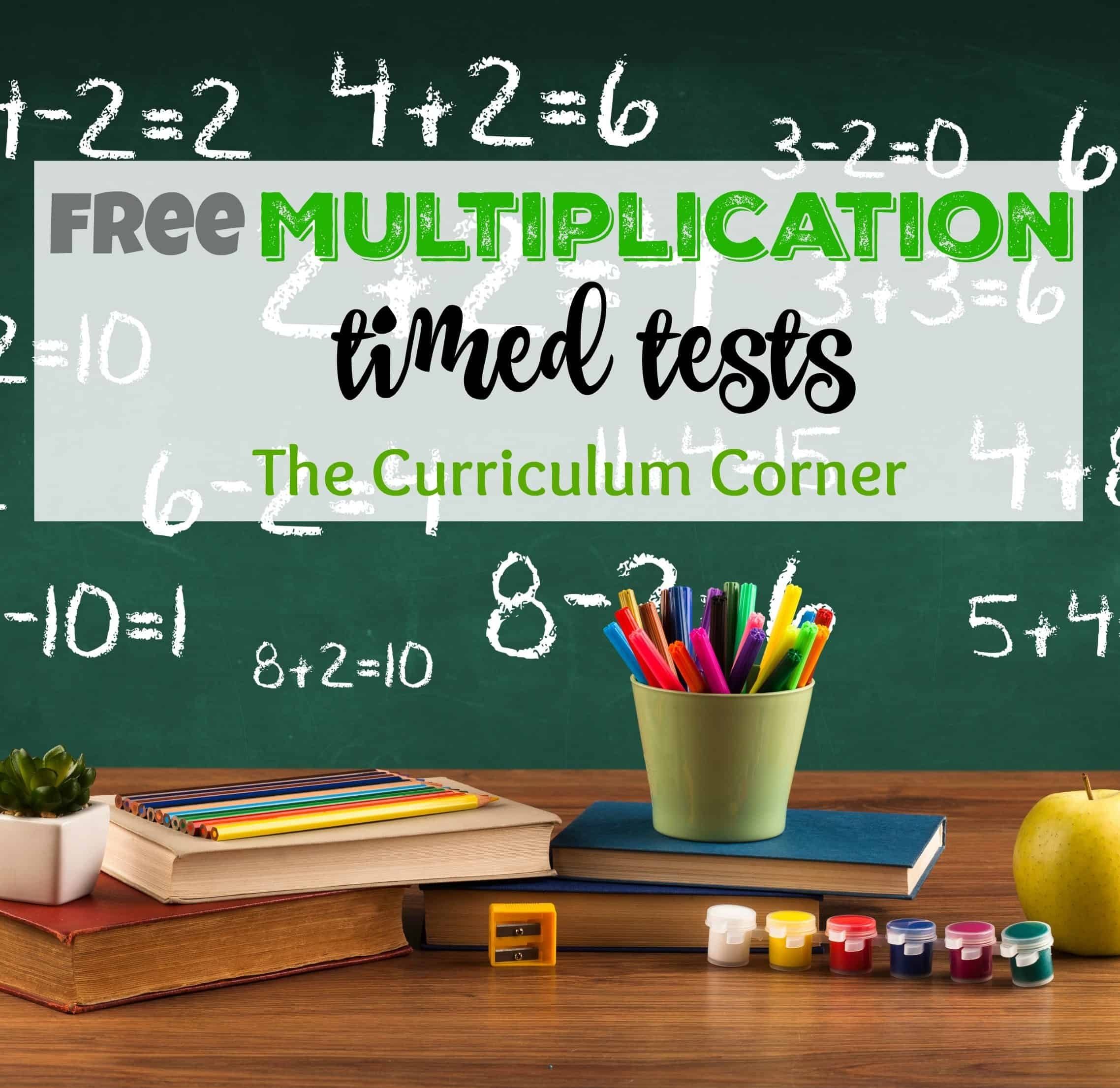 Free Printable Multiplication Timed Test Worksheets Free Printable Multiplication Timed Test Worksheets