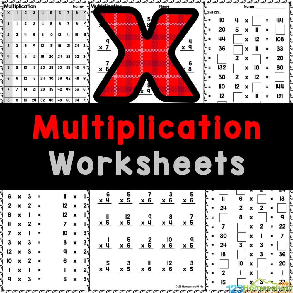 Multiplication Worksheets FREE Printables For 3rd And 4th Grade Multiplication Worksheets FREE Printables For 3rd And 4th Grade