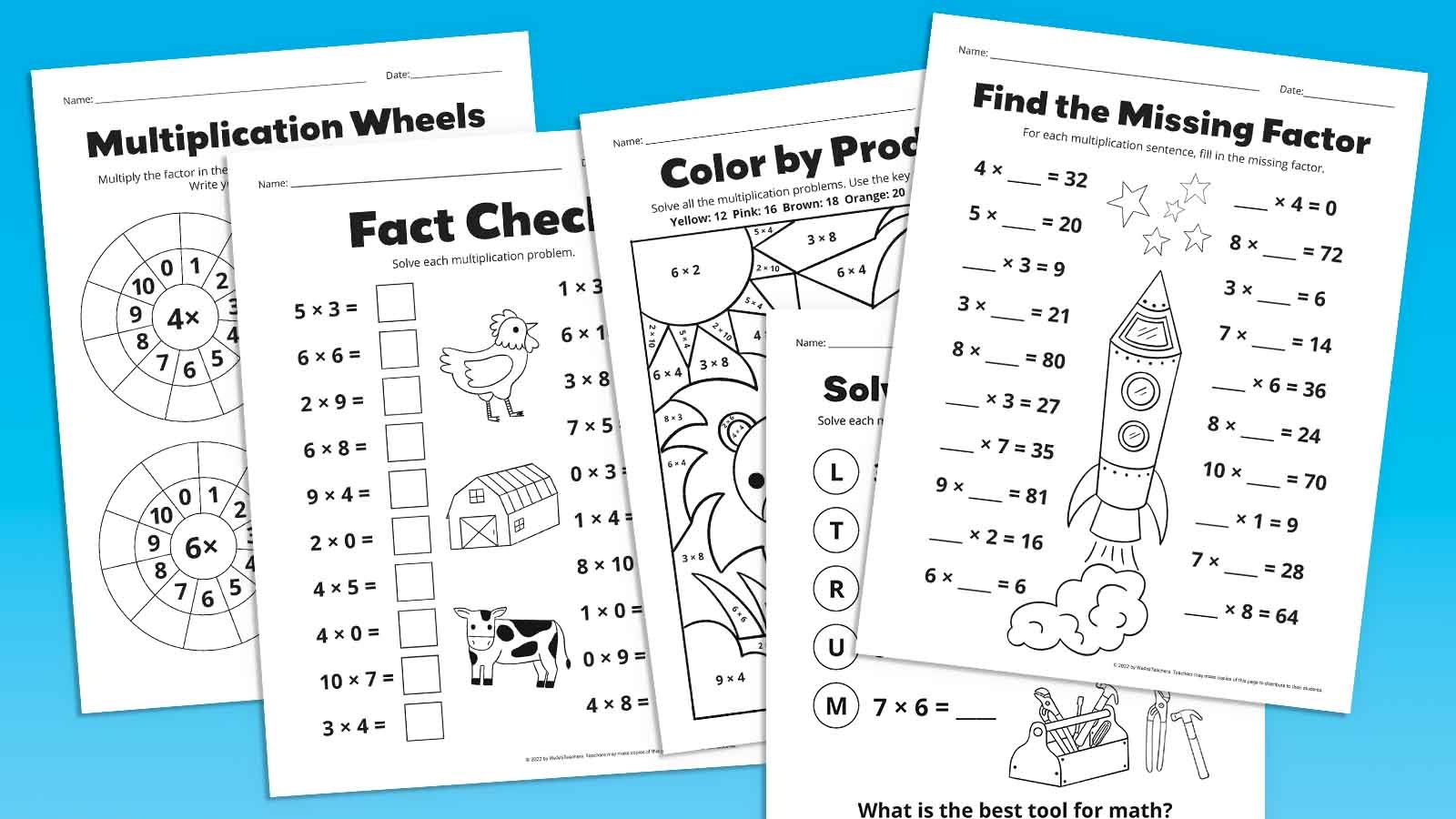 Multiplication Worksheets Get A Free Bundle Of 11 Practice Pages Multiplication Worksheets Get A Free Bundle Of 11 Practice Pages