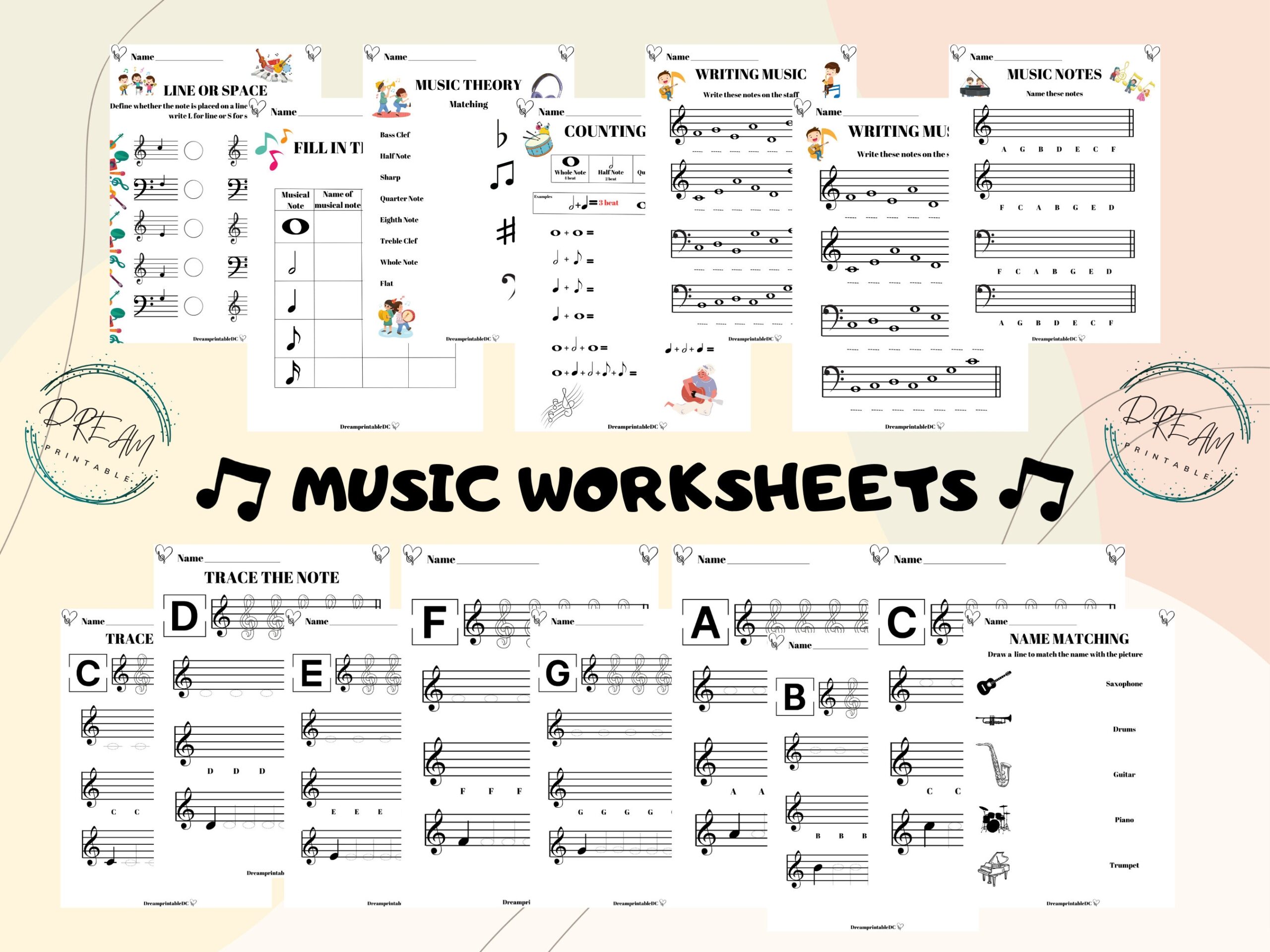 Free Printable Music History Worksheets