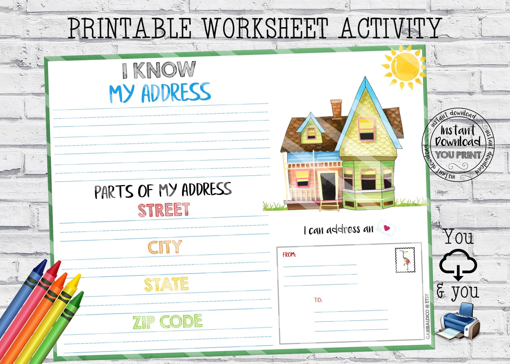 My Address Worksheet Homeschool Address Kids Activity Home School Writing Worksheet Printable Handwriting My Address Practice My Address Etsy My Address Worksheet Homeschool Address Kids Activity Home School Writing Worksheet Printable Handwriting My Address Practice My Address Etsy