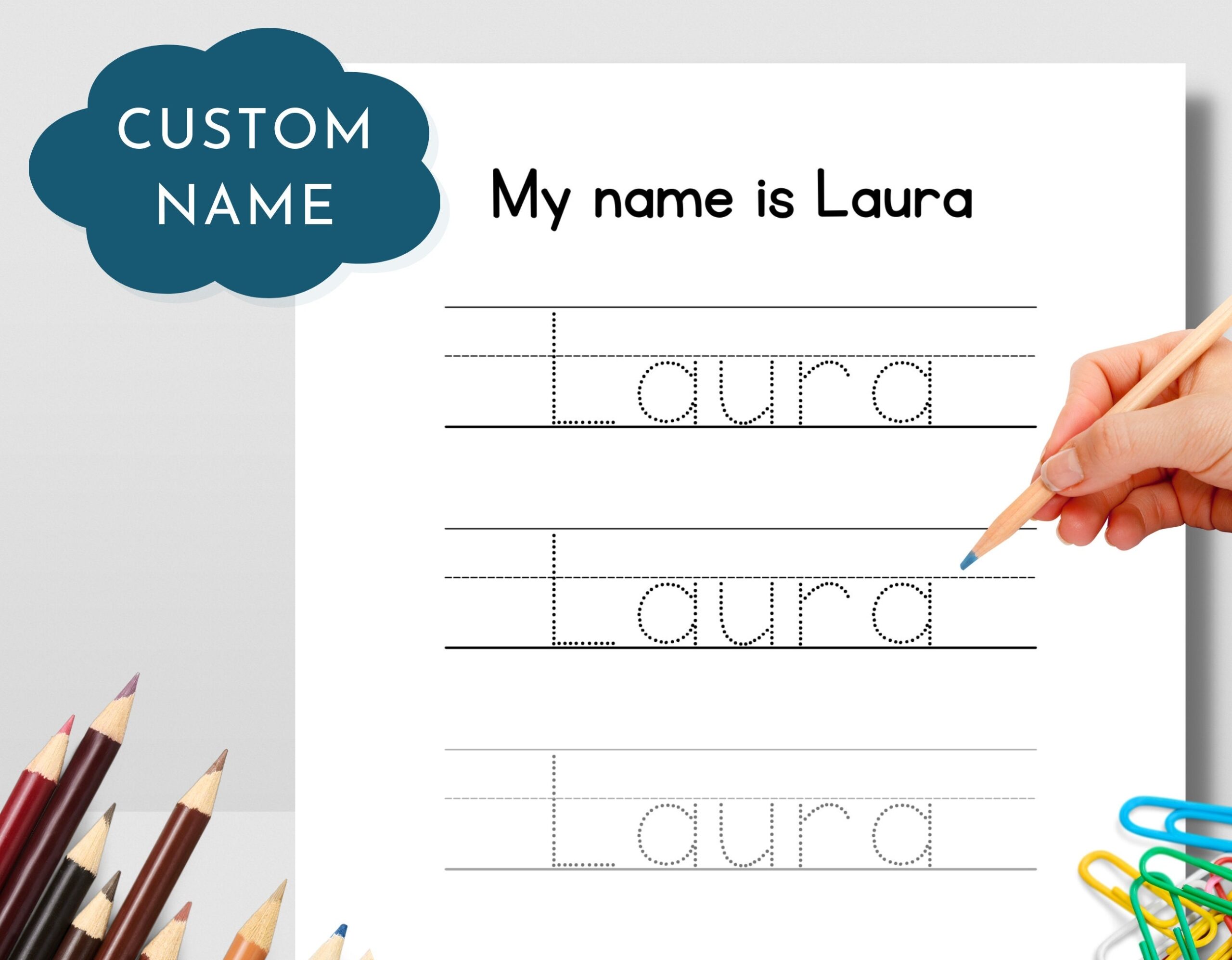 My Name Worksheet Free Printable
