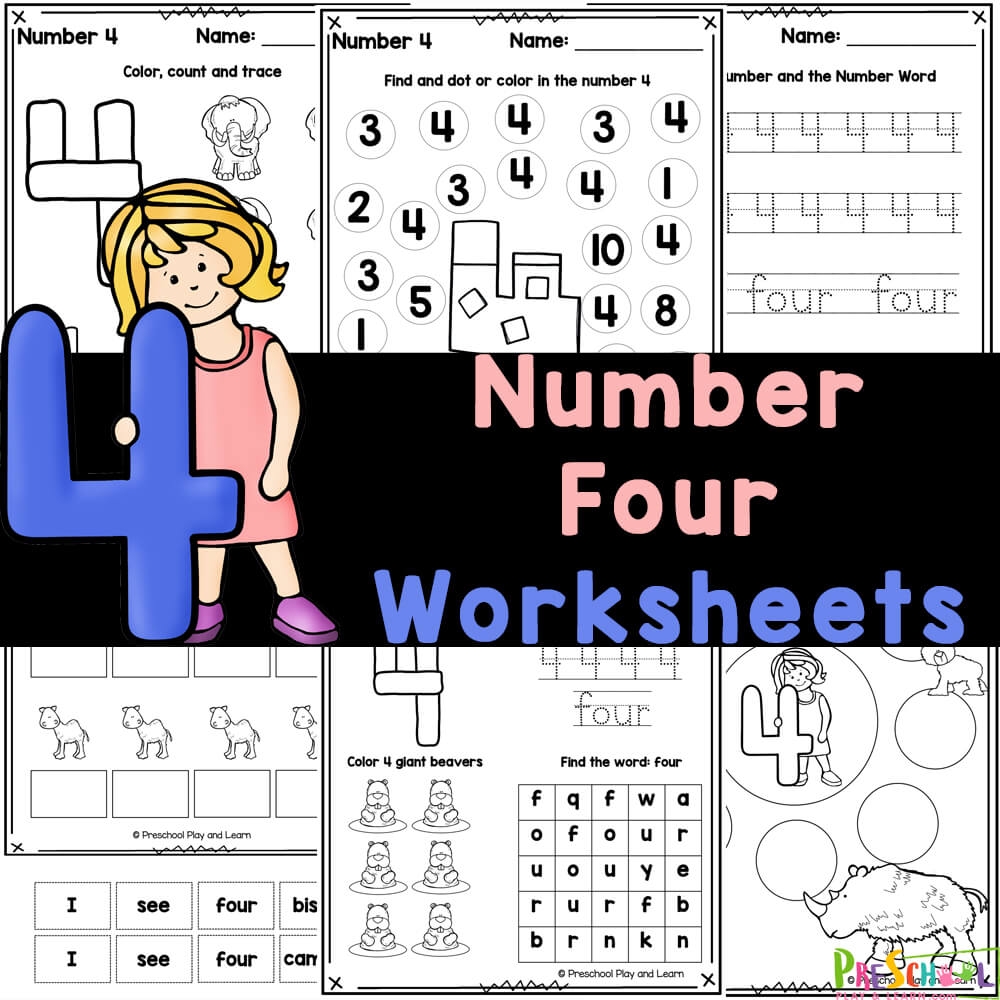 Pre K 4 Free Printable Worksheets