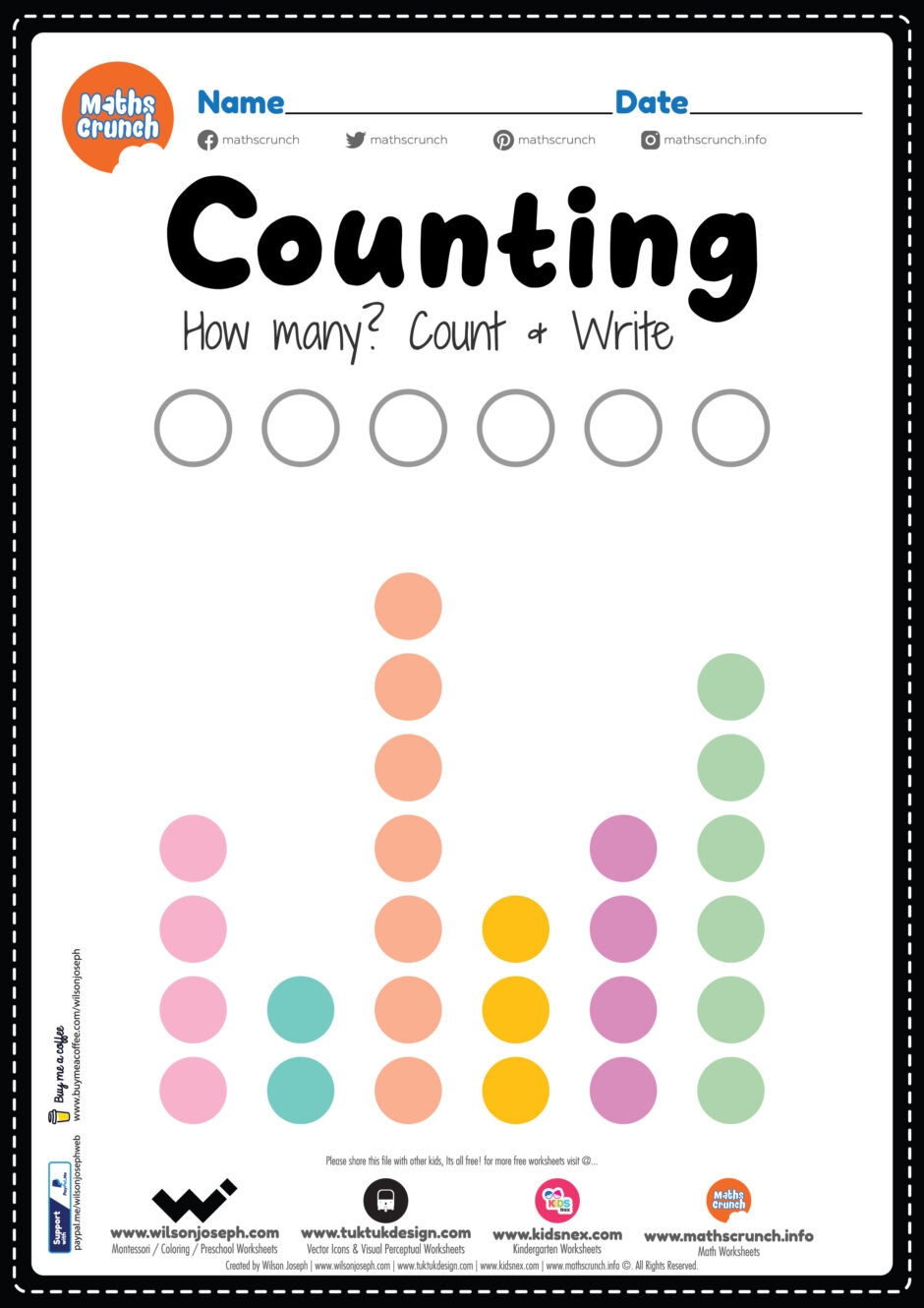 Free Printable Montessori Preschool Worksheets