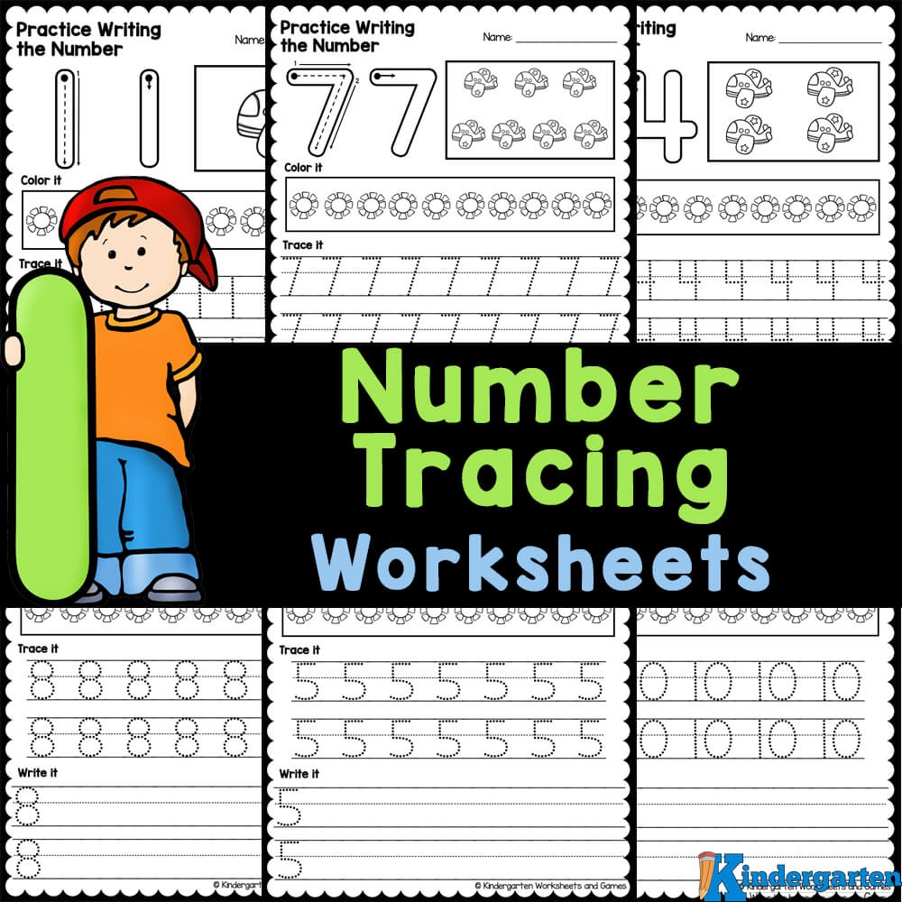 Free Printable Number Tracing Worksheets Free Printable Number Tracing Worksheets