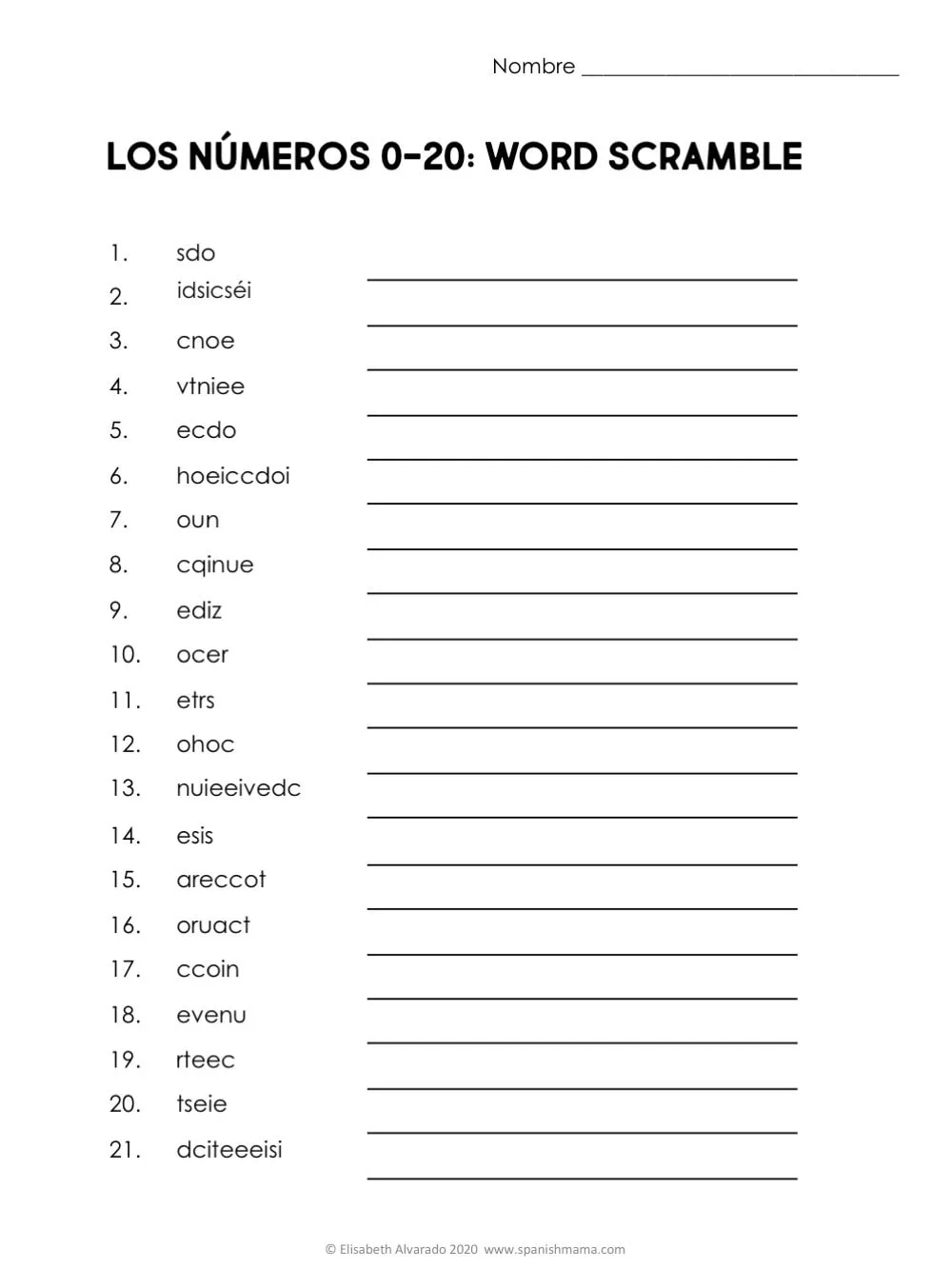 Free Printable Spanish Worksheets For Adults Free Printable Spanish Worksheets For Adults