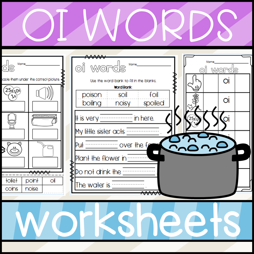 OI Words Phonics Worksheets Made By Teachers